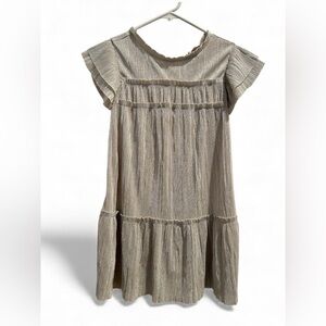 Crewcuts Kids Dress in Elegant Silver Shimmer Size 7